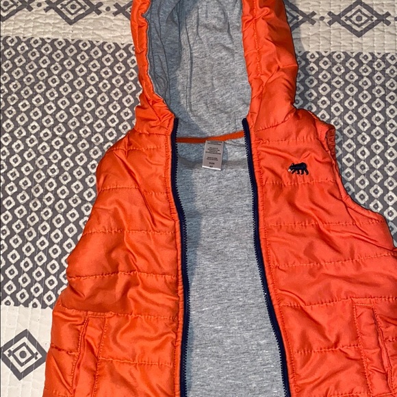 Orange kid vest - Picture 4 of 5